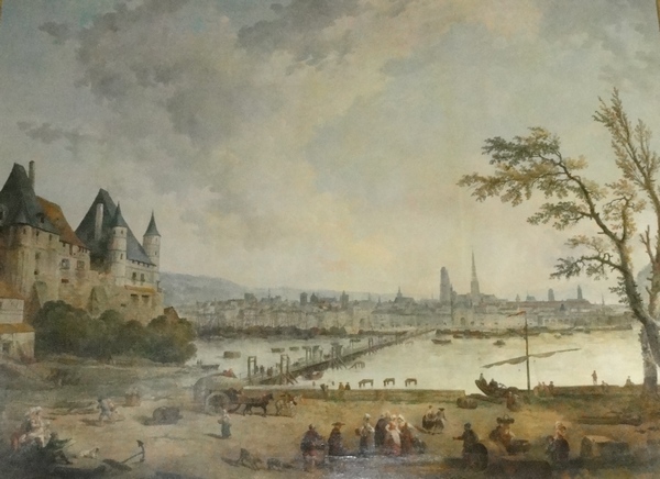 Vue généralde de Rouen, par H.Robert en 1773